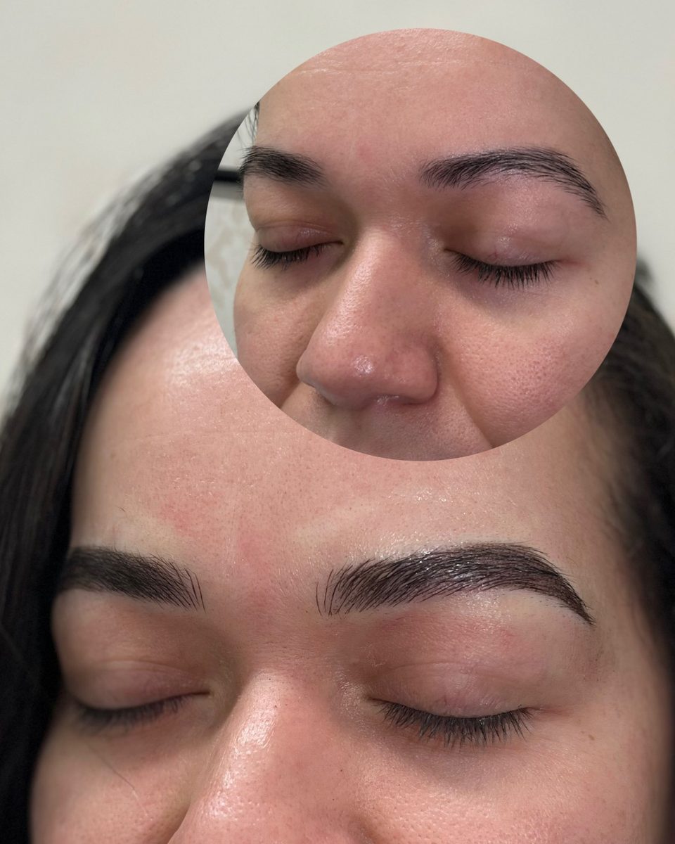 Cejas sanadas